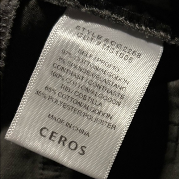 Women’s Ceros Cotton Brown Drawstring Elastic Waist Jogger Pants Size Medium - Picture 4 of 4